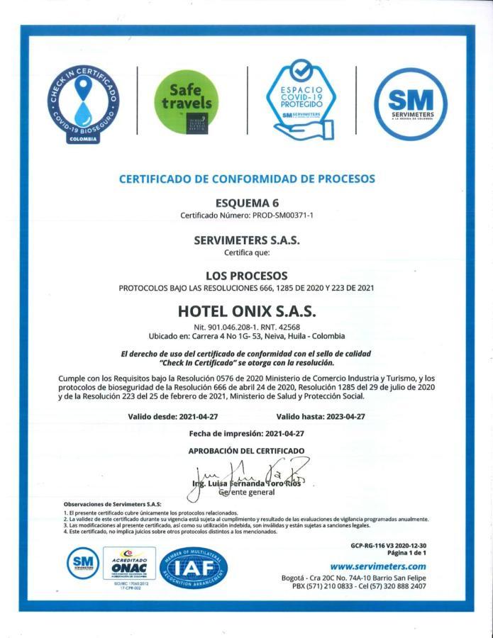 Hotel Onix T Neiva  Eksteriør bilde
